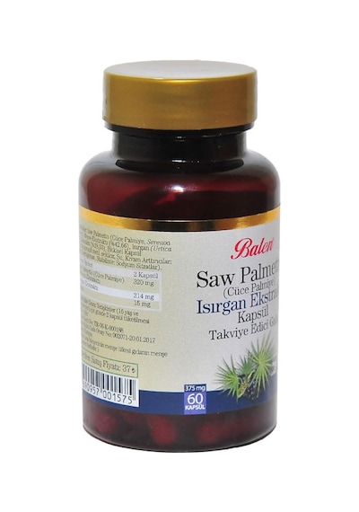 Balen Saw Palmetto Cüce Palmiye Isırgan Ekstraktı 375 MG 60kapsül