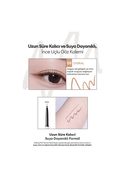 Clio Sharp So Simple Waterproof Pencil Liner 008 Coral
