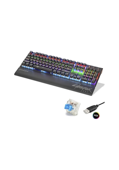 Mekanik Klavye Blue Switch Bilek Destekli Rgb - Siyah G525xb Evimdeyokyok