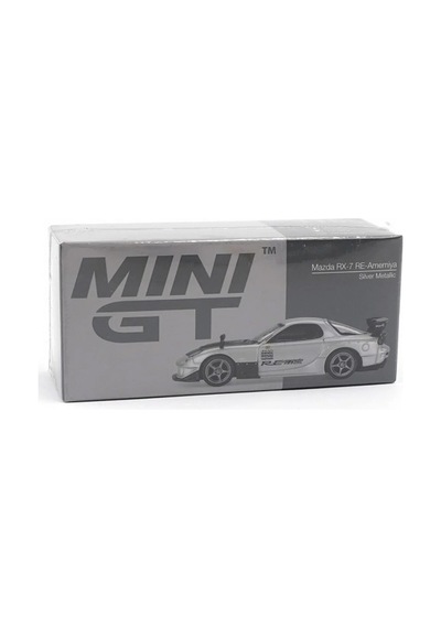 Mini Gt 1/64 Mazda Rx-7 Re-amemiya Silver Metallic