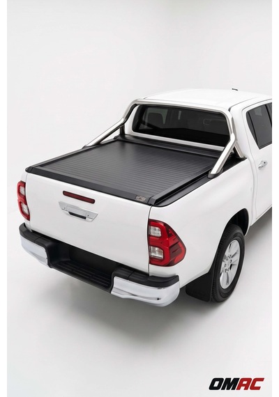 Toyota Hilux 2015-2026 Uyumlu Araca Özel Omback Sürgülü Bagaj Kapama Siyah