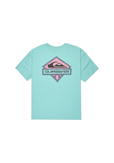 Quiksilver Eqyzt08021-aqsk Gh Qs Global Heat Ss Erkek Spor Tişört Mavi