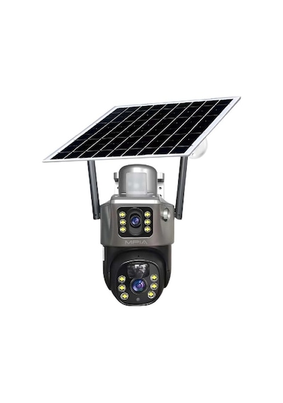 3 Mp + 3 Mp Çift Lens Solar Tf Kart Girişli 4g Kamera Renkli