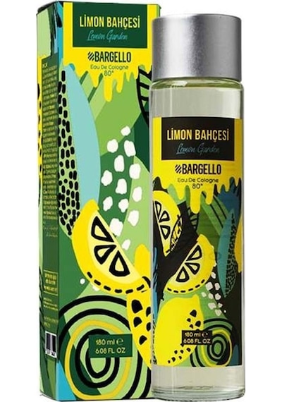 Bargello Limon Bahçesi 180 Ml Cam Dökme Kapak Kolonya Edc