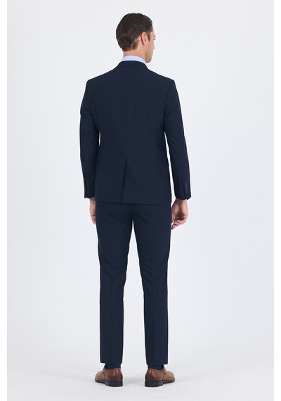 İmza Lacivert Mono Yaka 6 Drop Comfort Fit Tam Astar Esnek Takım Elbise 1001260010 Basic Lacivert İmza Lacivert Mono Yaka 6 Drop Comfort Fit Tam Astar Esnek Takım Elbise 1001260010 Basic Lacivert