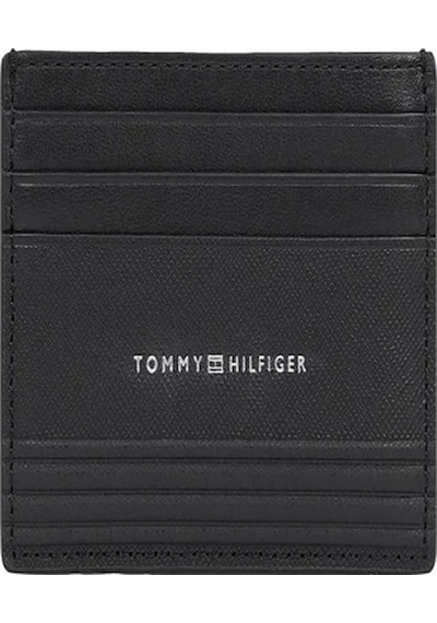 Tommy Hilfiger Erkek Suni Deri Cüzdan Siyah