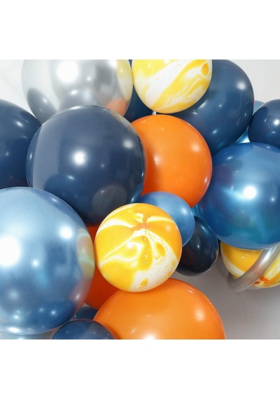 Uzay Temalı Balon Zinciri Seti Konsept 12