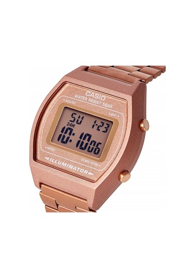 Casio B640wc-5adf Dijital Çelik Rose Gold 35 Mm Kadın Kol Saati Rose Gold