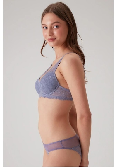 Pierre Cardin 4821 Biella Soft Push Up Dolgulu Çiçekli Bralet Sütyen Takımı 001