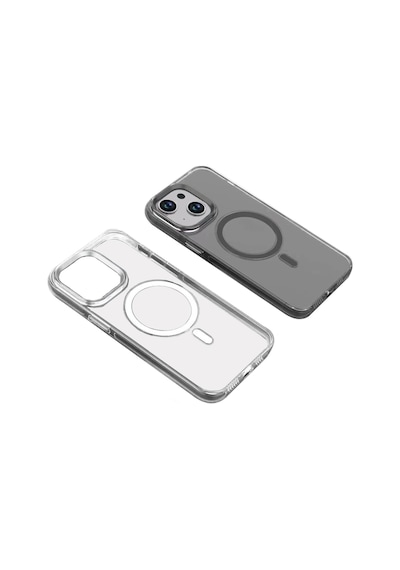 Zeyline Apple Uyumlu iPhone 15 Zore Wireless Şarj Özellikli Şeffaf Efsane Kapak-renksiz