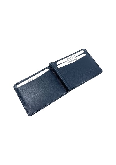 Bons Hakiki Deri Erkek Cüzdan - Minimalist Kartlık Ve Cüzdan - Gri