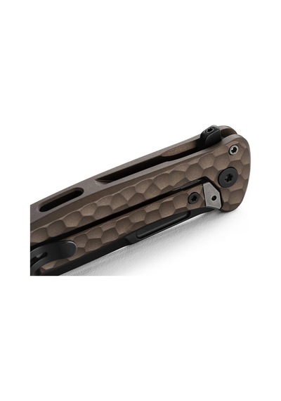 Lionsteel Emmet Em01a Eb Old Black Blade Magnacut Earth Aluminium Hammertone Kamp Çakı Kahverengi