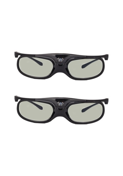 Dlp Bağlantı Projektörleri İçin Dioche 3d Aktif Deklanşör Gözlük Vivitek İçin Moda Hafif 144hz 3d Gözlük Malzeme: Pc + Lcd Lens 2'li Paket Siyah