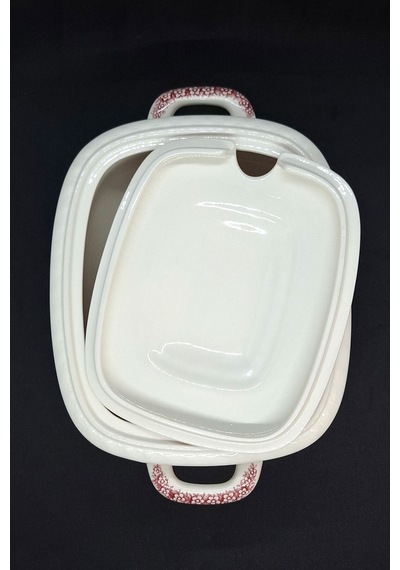 Villeroy&boch Rusticana Kapaklı Porselen Çorba Kasesi 2 Litre Kırmızı