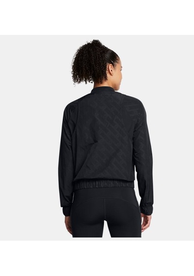 Kadın Ua Run Anywhere Ceket 1386346-001 Black Black White Beyaz - Siyah