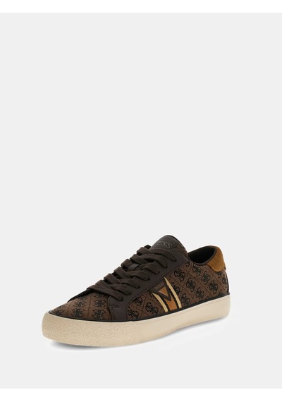 Guess Davor Logo Erkek Sneaker Ayakkabı Fmpdavfal12 Kahverengi