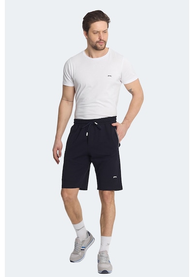 Slazenger Nasım 2 Li Set Erkek Şort Lacivert - Koyu Gri