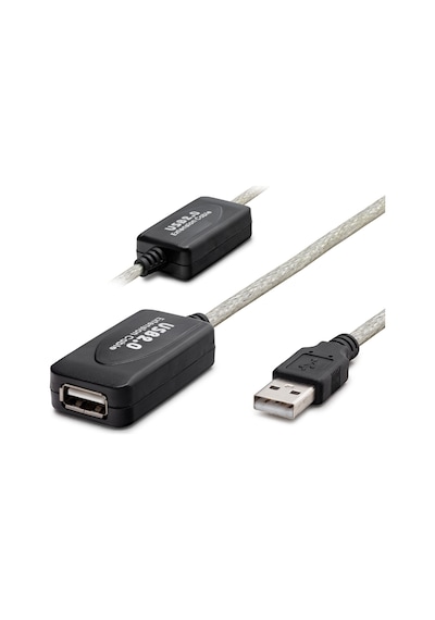 Usb Uzatma Kablosu 20 M - Silver Siyah Hdx7515 Diğer