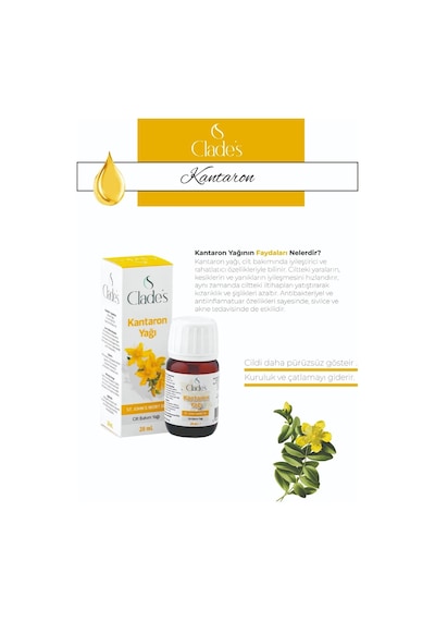 Kantaron Yağı 20 Ml - Cilt Bakım Yağı Centaury Oil 20 ML