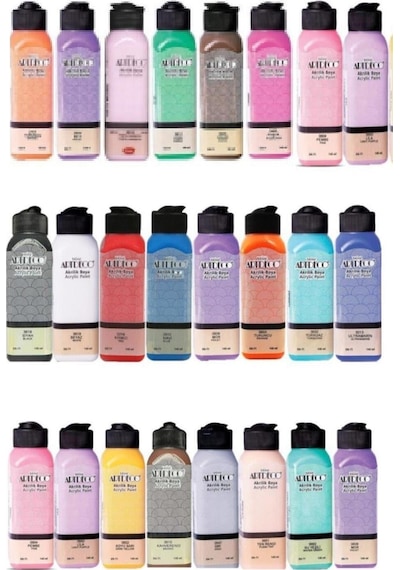 Artdeco Akrilik Boya Seti 24 Renk X 140 Ml.
