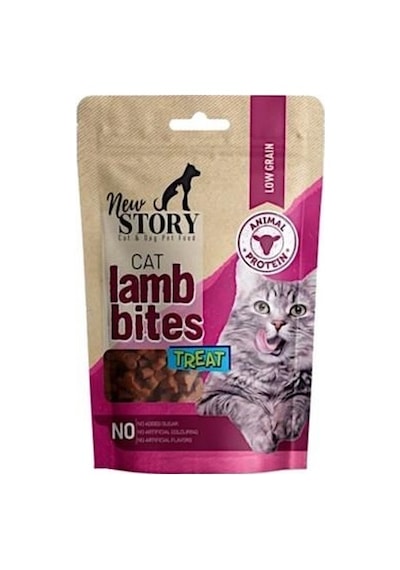 New Story Kediler İçin Kuzulu Atıştırmalık Lamb Bites 60 G