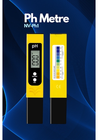 Dijital Ph Metre 0-14 Ph Yüksek Hassasiyetli Su Test Cihazı, Akvaryum Havuz Ve Su Arıtma Için 0-14 Ph Aralığı