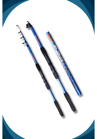 Travel 165cm 50-150gr Powerex Mini 200 Çocuk Olta Seti Mavi