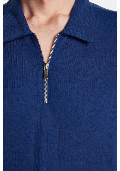 Tudors Erkek Slim Fit Dar Kesim Viskon Fermuarlı Polo Yaka Lacivert Tişört-34353 Lacivert Tudors Erkek Slim Fit Dar Kesim Viskon Fermuarlı Polo Yaka Lacivert Tişört-34353 Lacivert