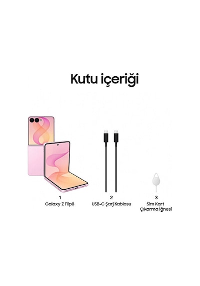 Samsung Galaxy Z Flip8 12 GB 256 GB (Samsung Türkiye Garantili)