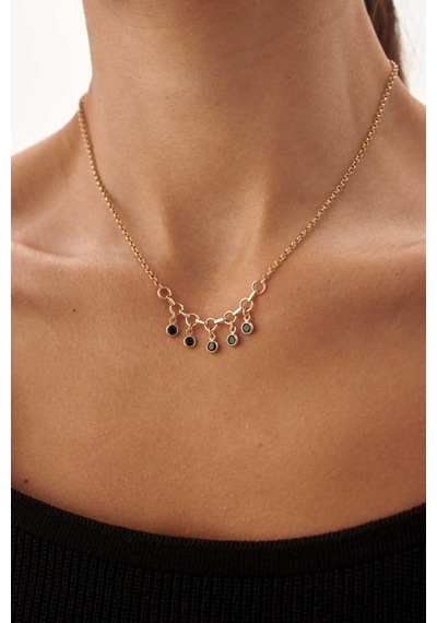 Tohum Sallantılı Choker Kolye