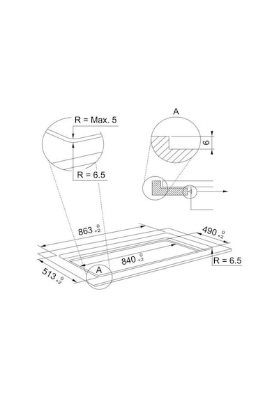 Franke FMY 906 I FP BK Black Glass İndüksiyonlu Ankastre Ocak