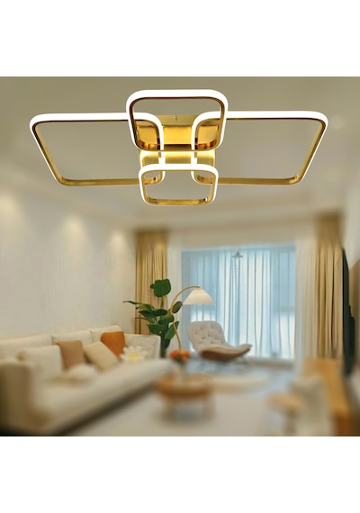 Tt500-4-sr Tt Ayd. Sarı Kaplama Beyaz Işık 4 Lü Led Avize SARI