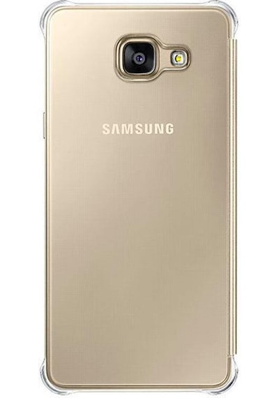 Galaxy Uyumlu A5 2016 A510f İle Uyumlu Clear View Cover Altın Ef-za510cfegww Gold