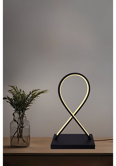 3 Renk Loop Masa Lambası Led Modern Siyah Loop Tasarım Dekoratif Aydınlatma 1