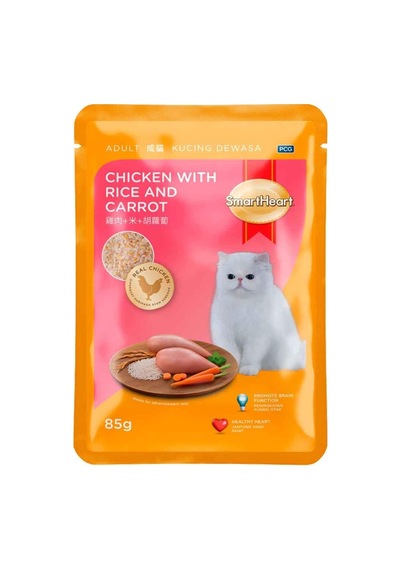 Smart Heart Kedi Konservesi Tavuk Pirinç Ve Havuçlu 85 Gr