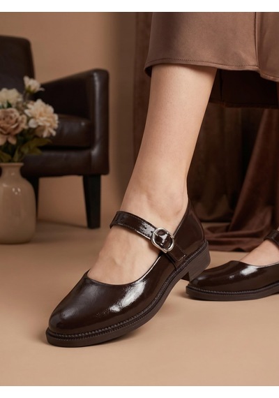 Nesilshoes Nesil Shoes Süha 250 Khv Krşk Rgn Tokalı Balerin Kadın Babet Kahve Kırışık Rugan Nesilshoes Nesil Shoes Süha 250 Khv Krşk Rgn Tokalı Balerin Kadın Babet Kahve Kırışık Rugan