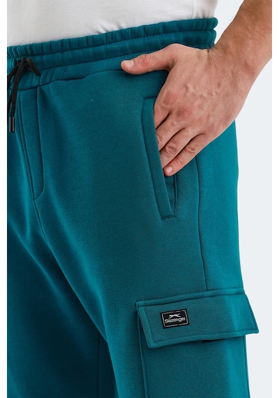 Slazenger Valora 2 Li Set Erkek Siyah - Petrol Eşofman Altı Siyah - Petrol