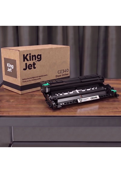 Kingjet Hp Uyumlu  Ce340 Tekli Çipli Uyumlu  Drum Ünitesi Laserjet Enterprise 700 Color Mfp M775z Toner