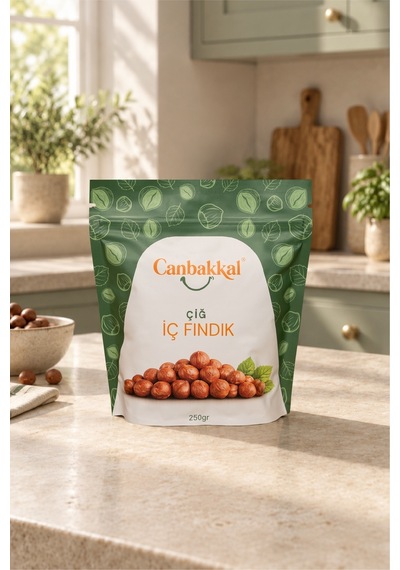 Canbakkal Natürel Çiğ İç Fındık Kabuksuz Fındık Kilitli Paket 1 KG