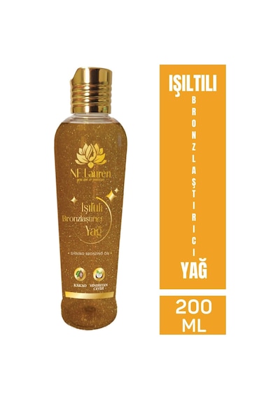 Işıltılı Bronzlaştırıcı Yağ 200 Ml