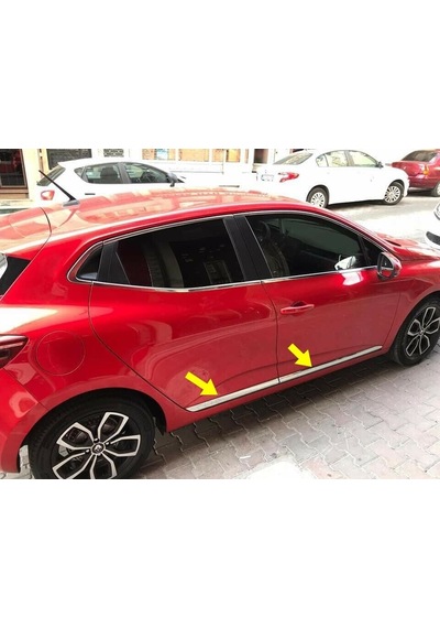 Ebal Otomotiv Renault Clio 5 Yan Görünüm Krom Seti 2019 ve Sonrası 6 Parça