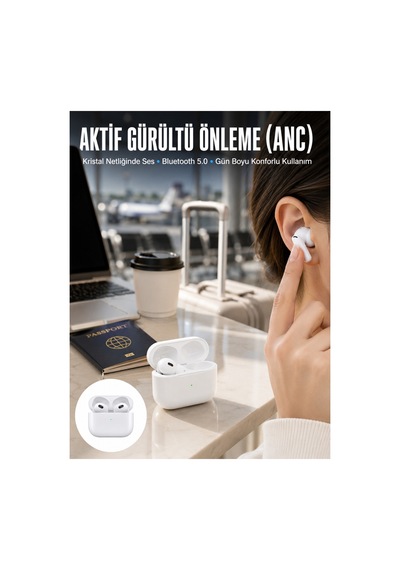 Bluetooth Kulaklık 3.nesil Kablosuz Uzun Pil Ömrü Dokunmatik Kontrol Yeni Nesil Renk