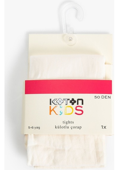 Koton Basic Külotlu Çorap 50 Den Ekru 4wkg80007aa 4WKG80007AA002 Ekru