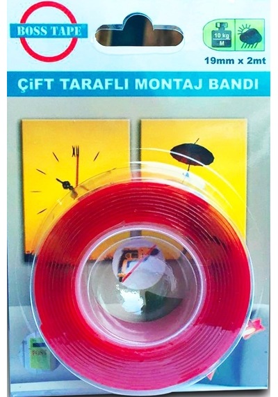Çift Taraflı Silikonlu Montaj Bantı Dış Mekan İç Mekan Montaj Ban