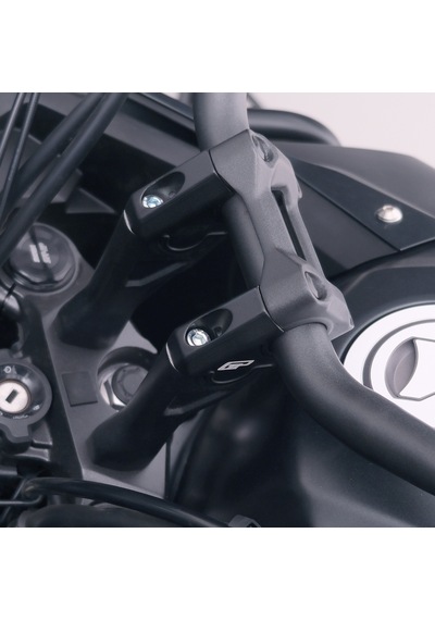 GP Kompozit Honda NX 500 2025 Uyumlu Gidon Yükseltme Siyah