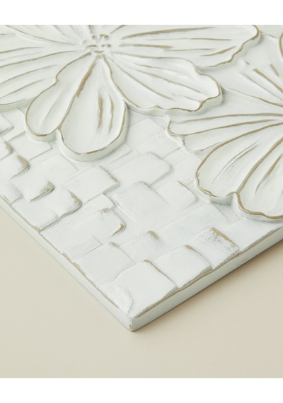 Marsa Polyresin Duvar Aksesuarı 20x20 Cm Bej