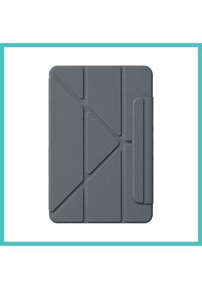 Ny Joy İpad 2025 10.9 10.nesil A16 Edz Manyetik Standlı Tablet Kılıfı - Koyu Gri Nyjoybz