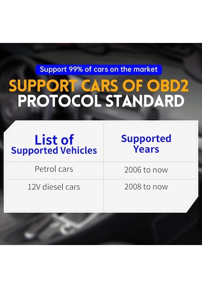 Fnırsı Fd10 Araba Obd2 Tarayıcı, Kod Okuyucu, Hata Temizleyici Ios Android Bluetooth V5.1