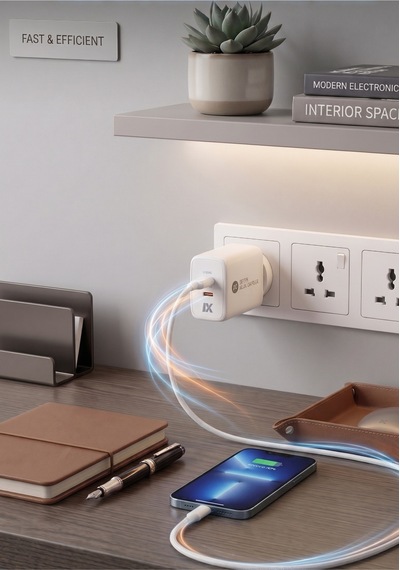 20 W Adaptör Başlık Ve Kablosu