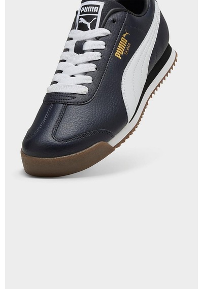 Puma Roma Beyaz Hakiki Deri Erkek Sneaker Lacivert